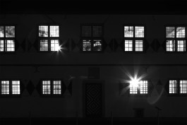 Townhall Schöppingen Lightart by Martin Hesselmeier