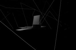 Revolving Realities Installation Lightwires Martin Hesselmeier 