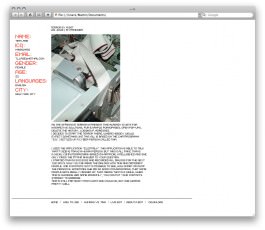 Terror by Tina Interface Start 